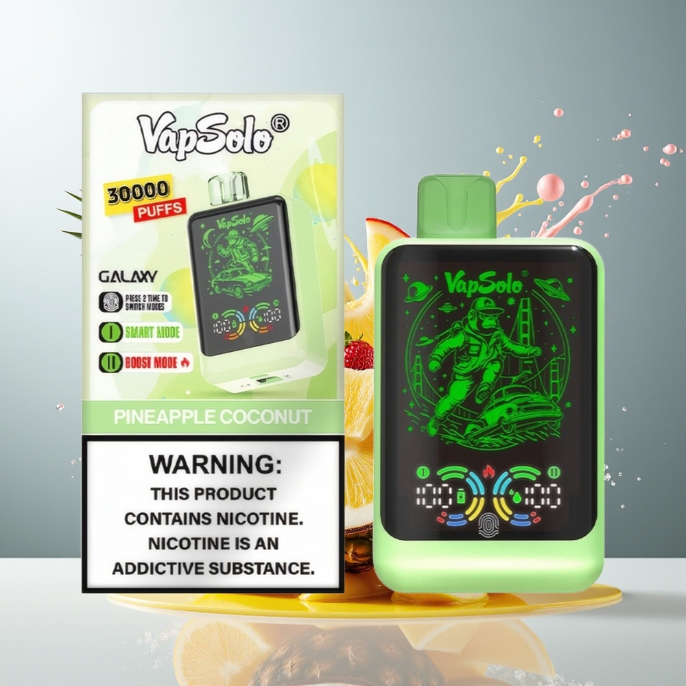 Finland tukku VapSolo GALAXY 30000 Puhallusta Kertakäyttöinen Vape 40ml nestettä 850mAh akku
