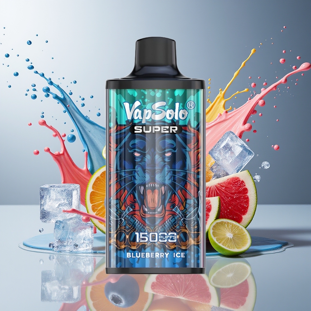 Finland tukku Vapsolo Super 15000 puffs 15000 Puffs (15000 savutusta) 40ml E-Liquid (40ml neste)