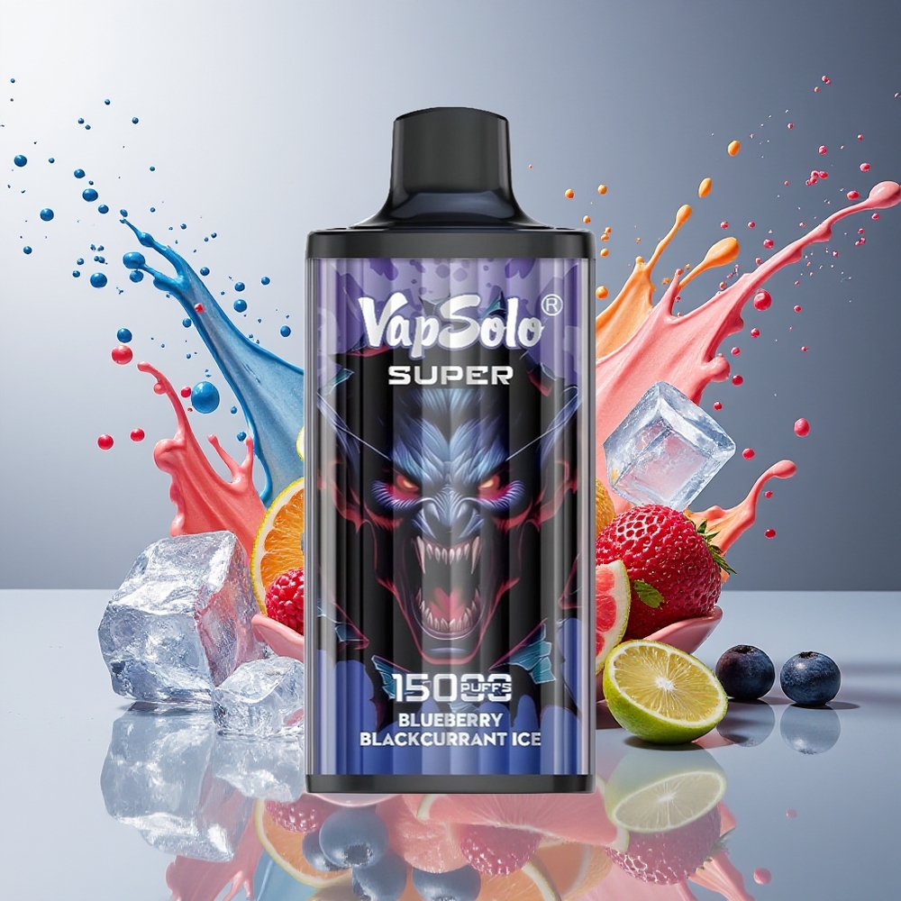 Finland tukku Vapsolo Super 15000 puffs - 15000 imahdusta, 40 ml nestettä, Type-C-lataus