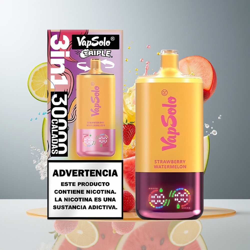 Finland tukku VapSolo Tripe 30000 Puffia, 40ml nestemäistä, Type-C-lataus
