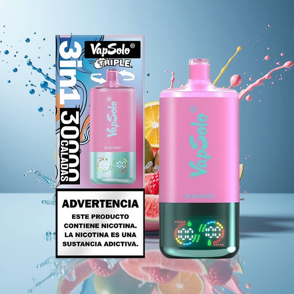 Finland tukku VapSolo Tripe 30000 Puffia, 40ml nestettä, Type-C-lataus