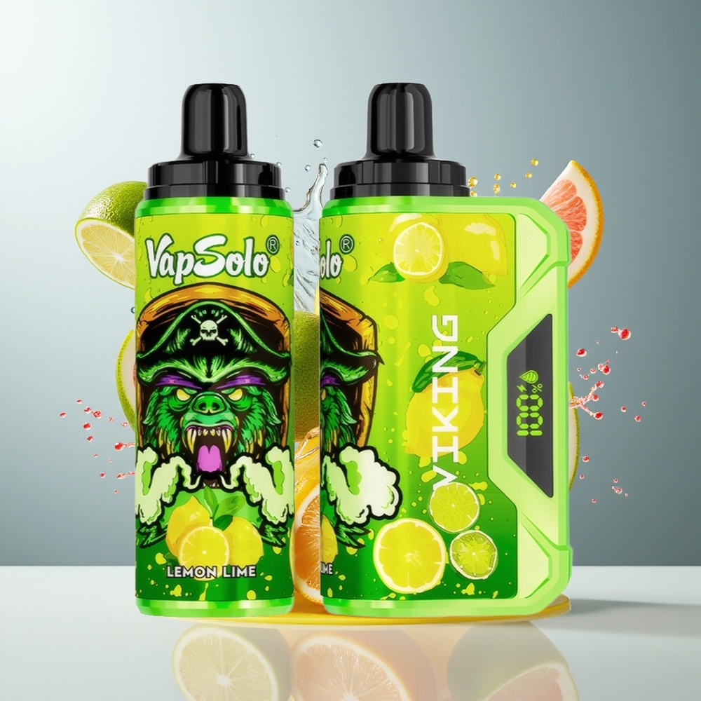 Finland tukku VapSolo VIKING 12000 Puffs Kertakäyttöinen Vape - 22ml nestemäinen tupakka, Tyype-C-lataus