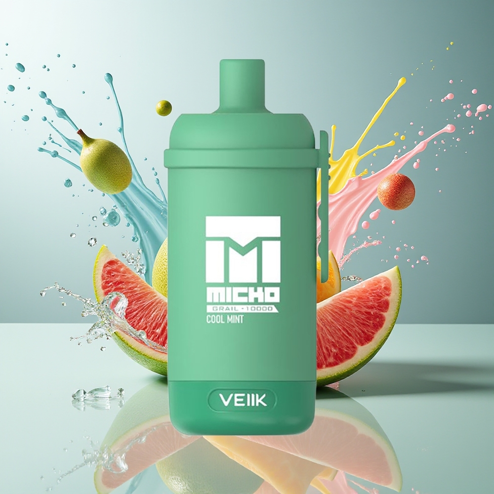 Finland tukku VEIIK MICKO GRAIL 10000 Puffs Kertakäyttöinen Vape - 1.0ohm Mesh-käämi, 600mAh Akku