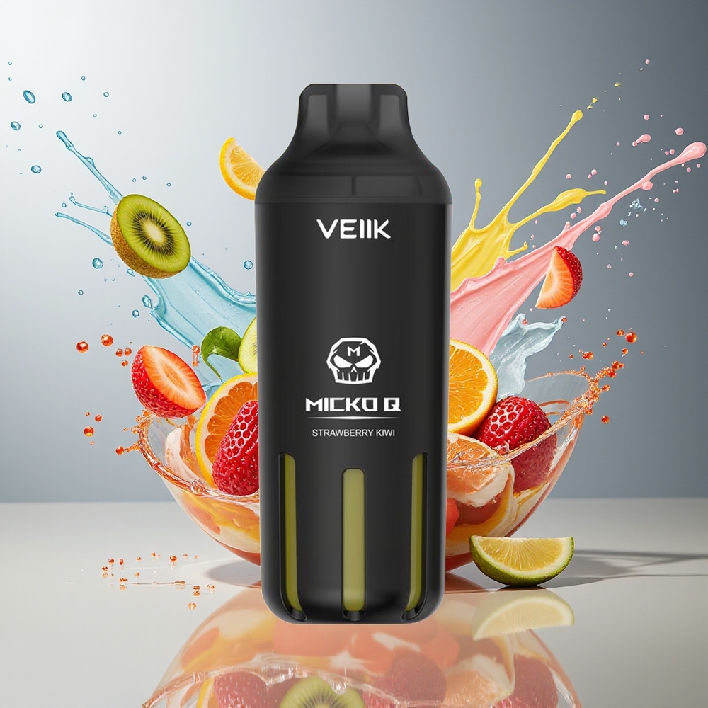 Finland tukku VEIIK MICKO Q 5500 Puffs Kertakäyttöinen Vape 15ml 1300mAh
