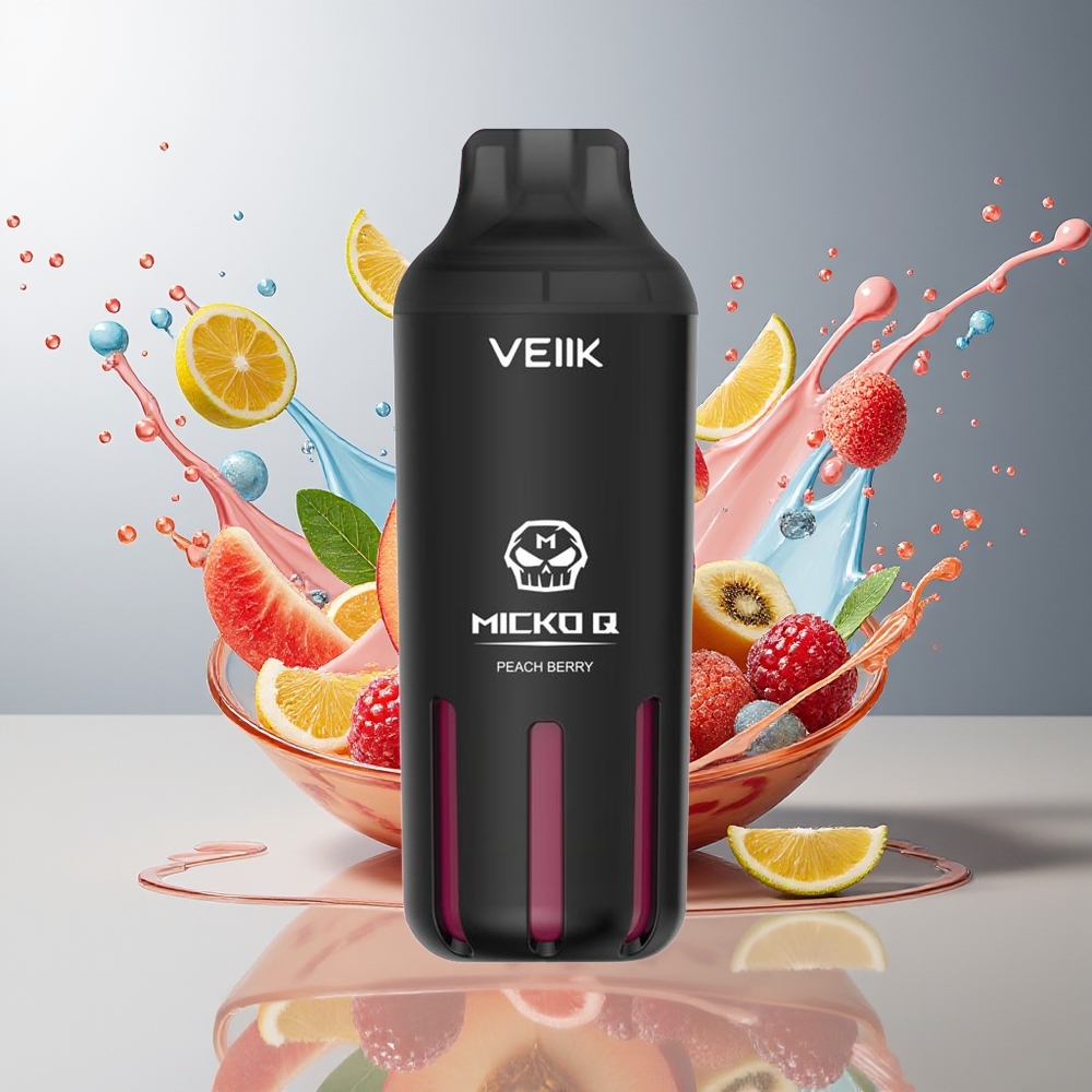 Finland tukku VEIIK MICKO Q 5500 Tupahdus 15ml Kertakäyttöinen Vape