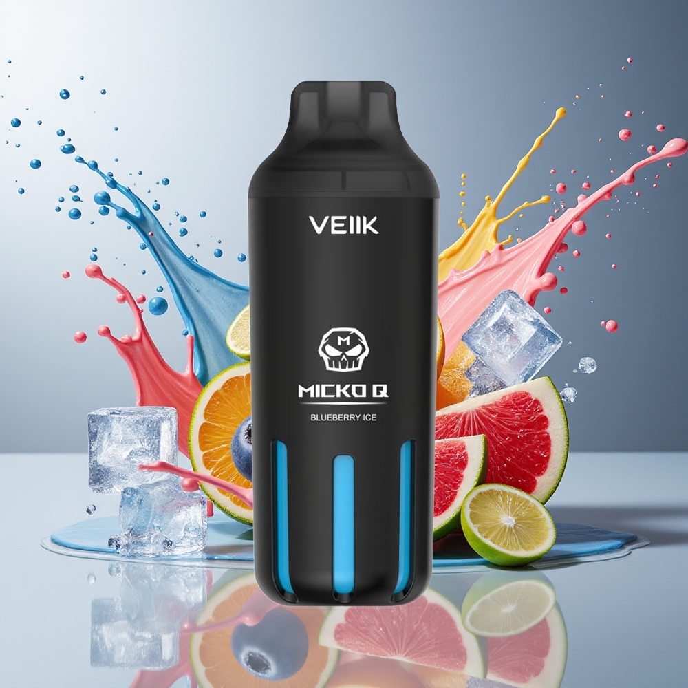 VEIIK MICKO Q Finland tukku 5500 Tupahdus 15ml Kertakäyttöinen Vape