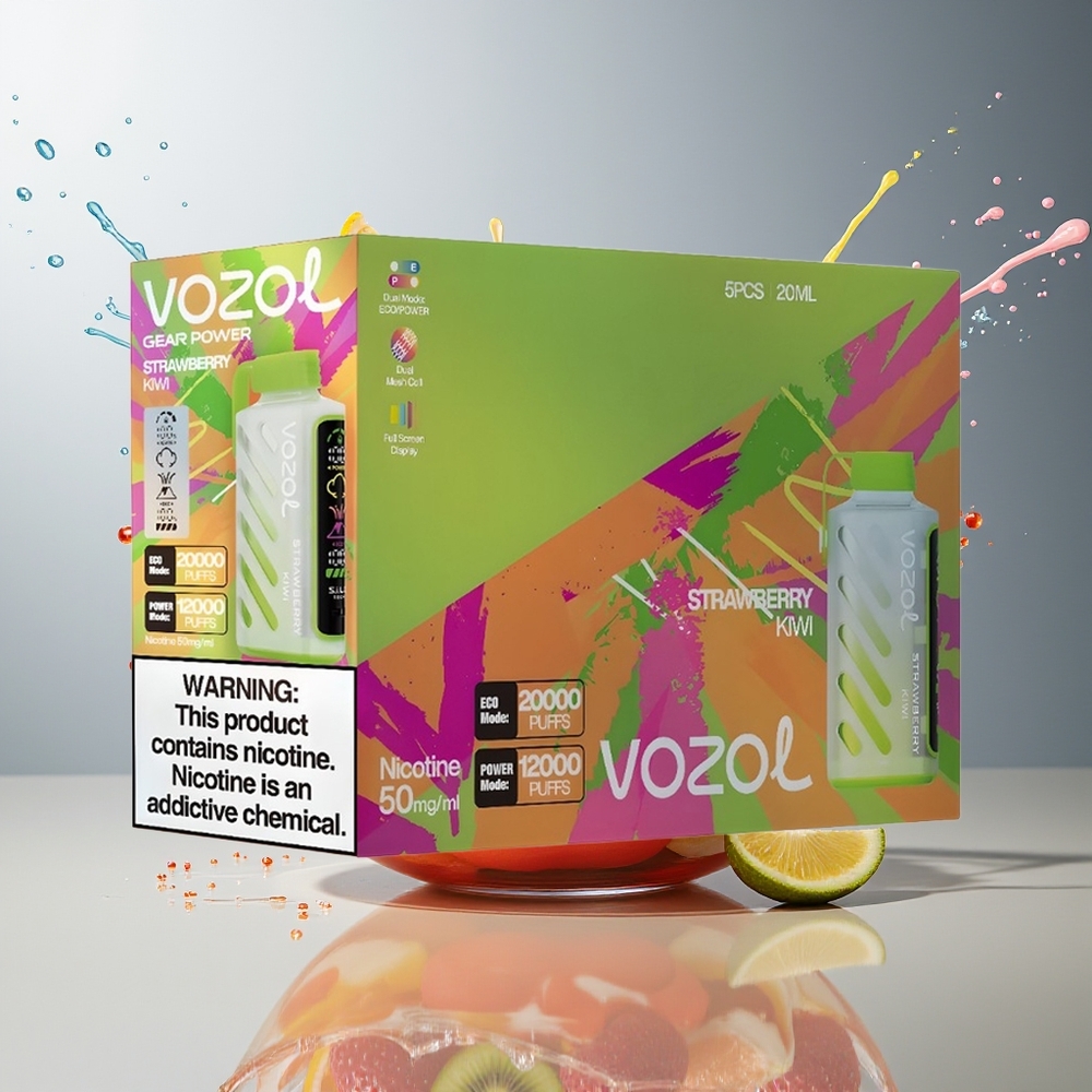 Finland tukku VOZOL Gear Power 20000 Puffs - 20000 Puffs (ECO-tila), 20mL Esitäytetty nestemäärä