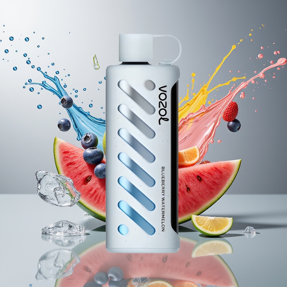 Finland tukku VOZOL Gear Shisha 25000 Puffs 30 Herkullista makua, Akkukapasiteetti 1000mAh, Nikotiini 3mg/ml, 5mg/ml