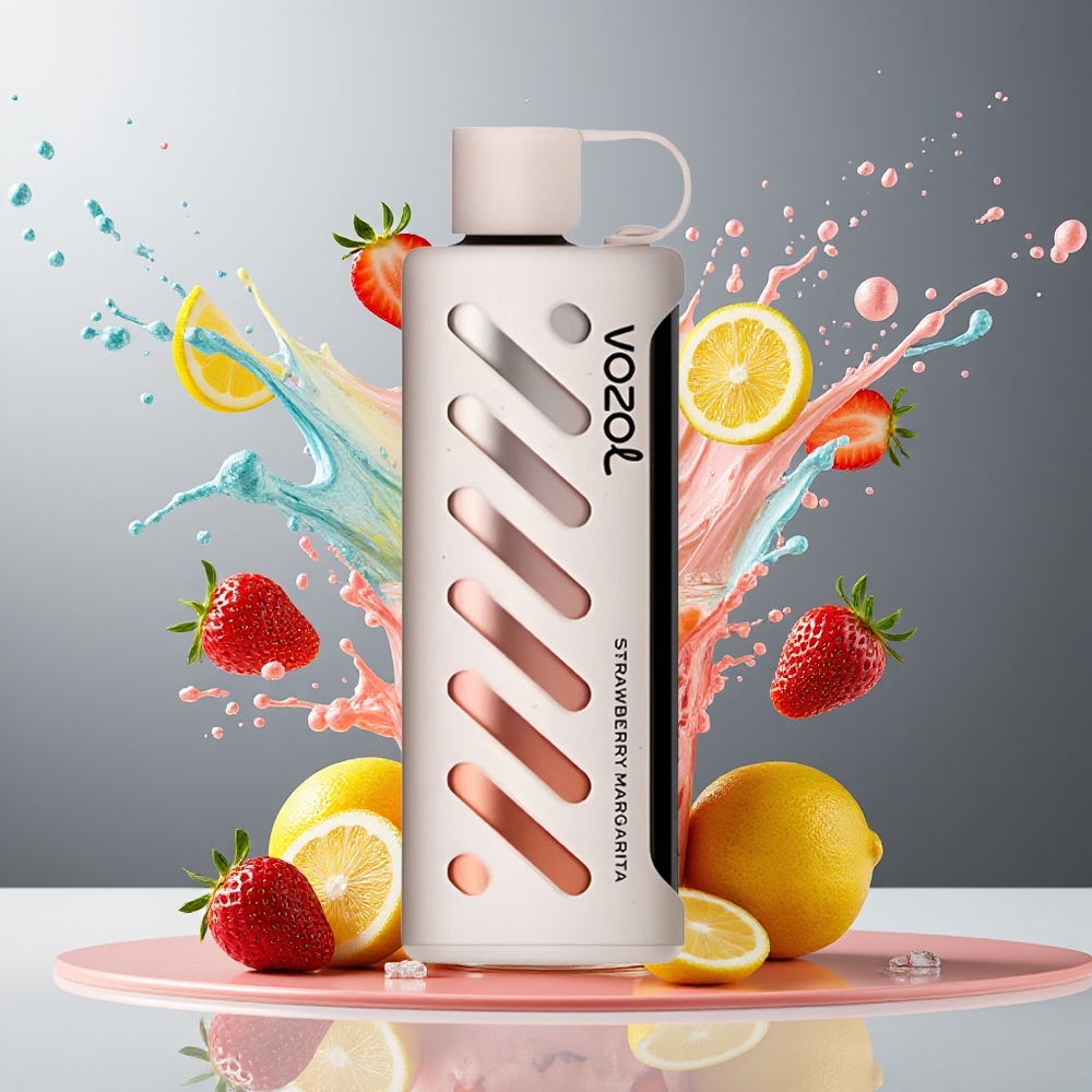 VOZOL Gear Shisha Finland tukku 25000 Puffs 30 Herkullista makua Akku 1000mAh Mansikka-margarita