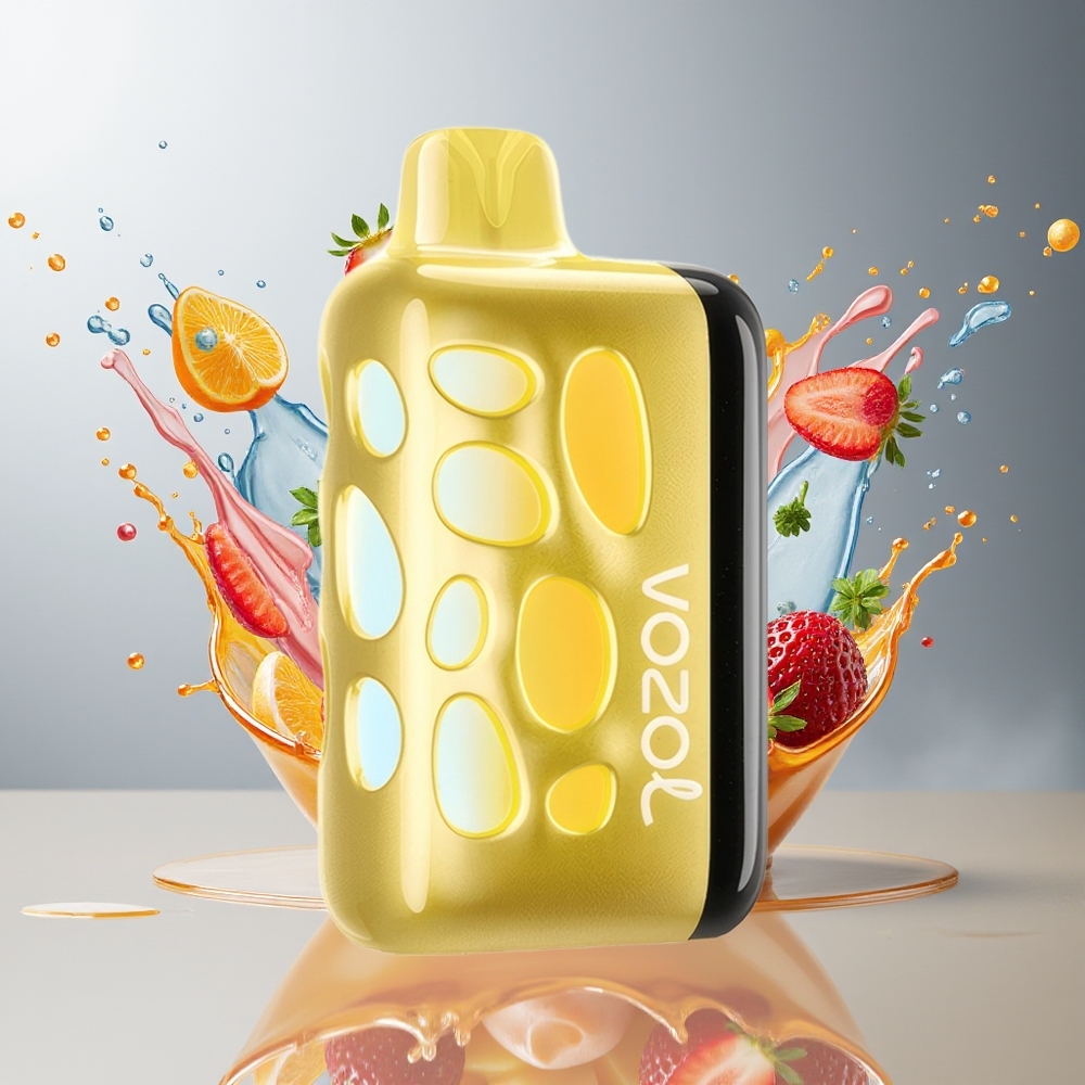 VOZOL RAVE 40000 Finland tukku - 270 asteen hohtava design, 80% lataus 20 minuutissa, 1000mAh akku Mansikka-mango