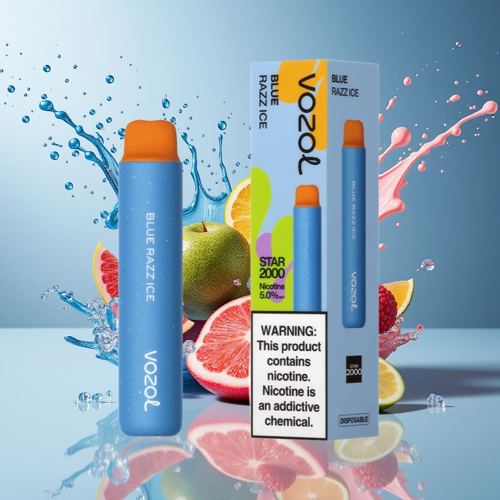 Finland tukku VOZOL STAR 2000 Kertakäyttöinen Vape - 65% PCR-materiaalit, Kompakti muotoilu, Jopa 2000 savutusta