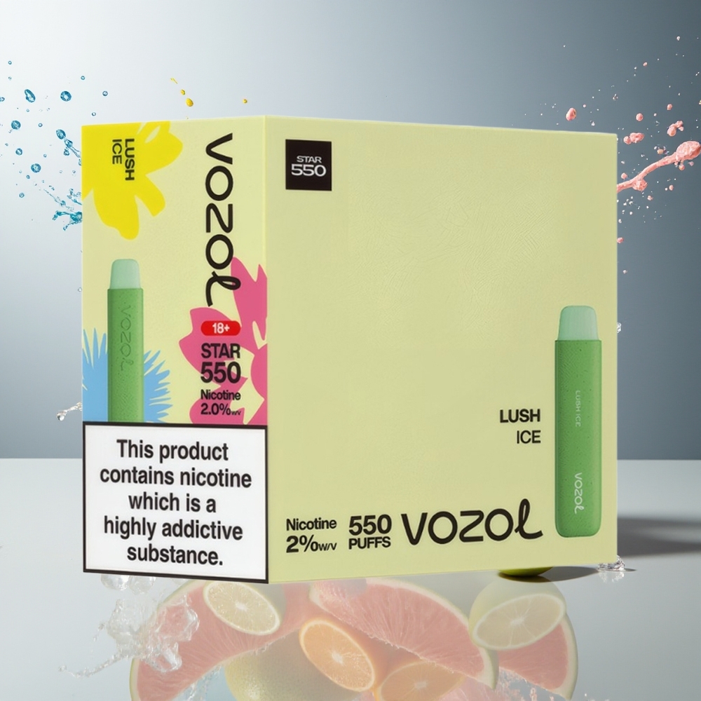 Finland tukku VOZOL STAR 550 Kertakäyttöinen Vape - 2ML & 450mAh, Jopa 550 Puffia