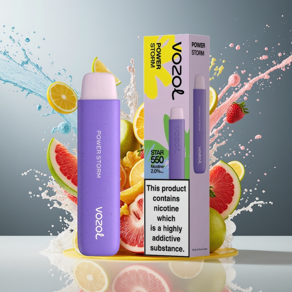 Finland tukku VOZOL STAR 550 Kertakäyttöinen Vape 30% Hajottuvia aineita & Irrotettava akku 550 Puffia