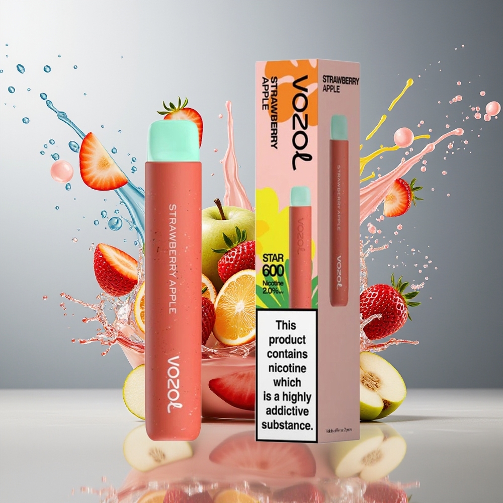 Finland tukku VOZOL STAR 600 Kertakäyttöinen Vape - 2ML & 500mAh, Jopa 600 savutusta