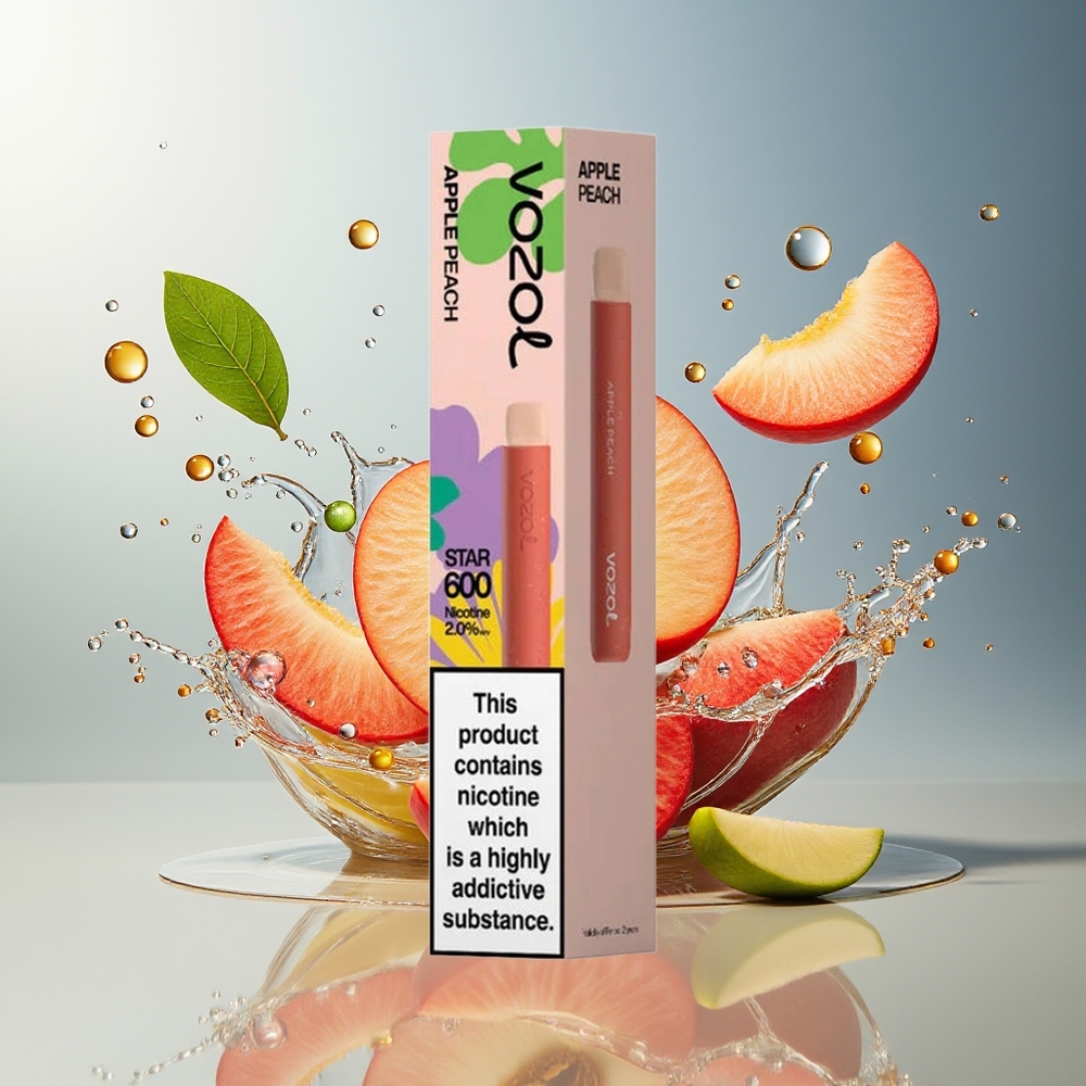 Finland tukku VOZOL STAR 600 Kertakäyttöinen Vape - 600 Puffia - 20mg/ml Nikotiinia - 500mAh Akku