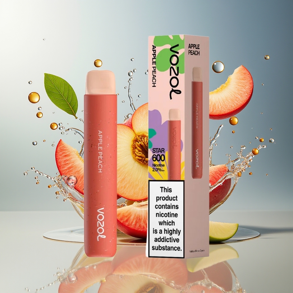 Finland tukku VOZOL STAR 600 Kertakäyttöinen Vape - 600 Puffia - 20mg/ml Nikotiinia - 500mAh Akku