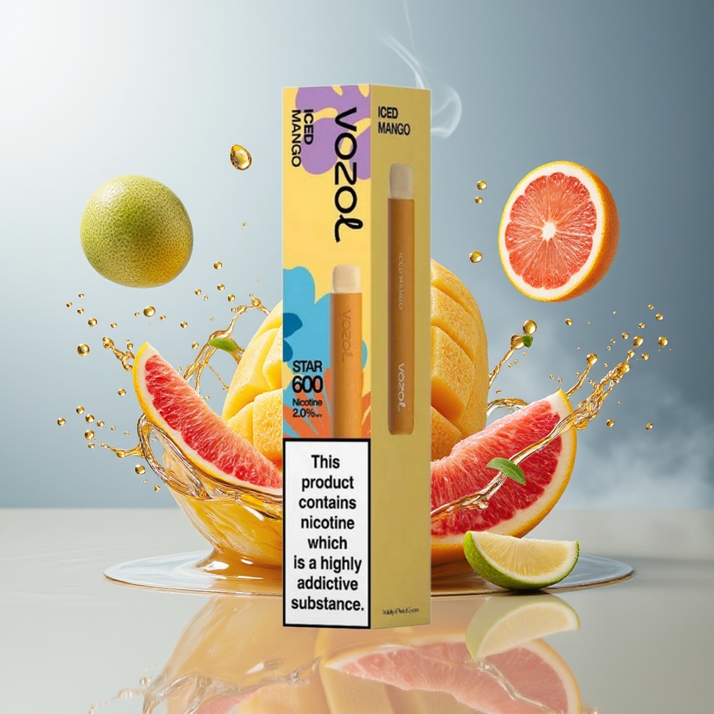 Finland tukku VOZOL STAR 600 Kertakäyttöinen Vape - 600 Puffia, 500mAh Akku, 20mg/ml Nikotiinia