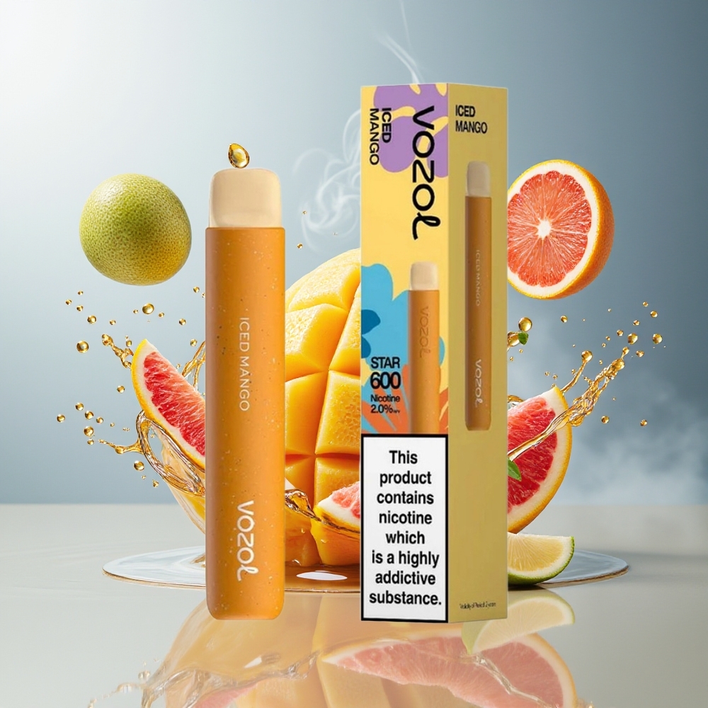 Finland tukku VOZOL STAR 600 Kertakäyttöinen Vape - 600 Puffia, 500mAh Akku, 20mg/ml Nikotiinia