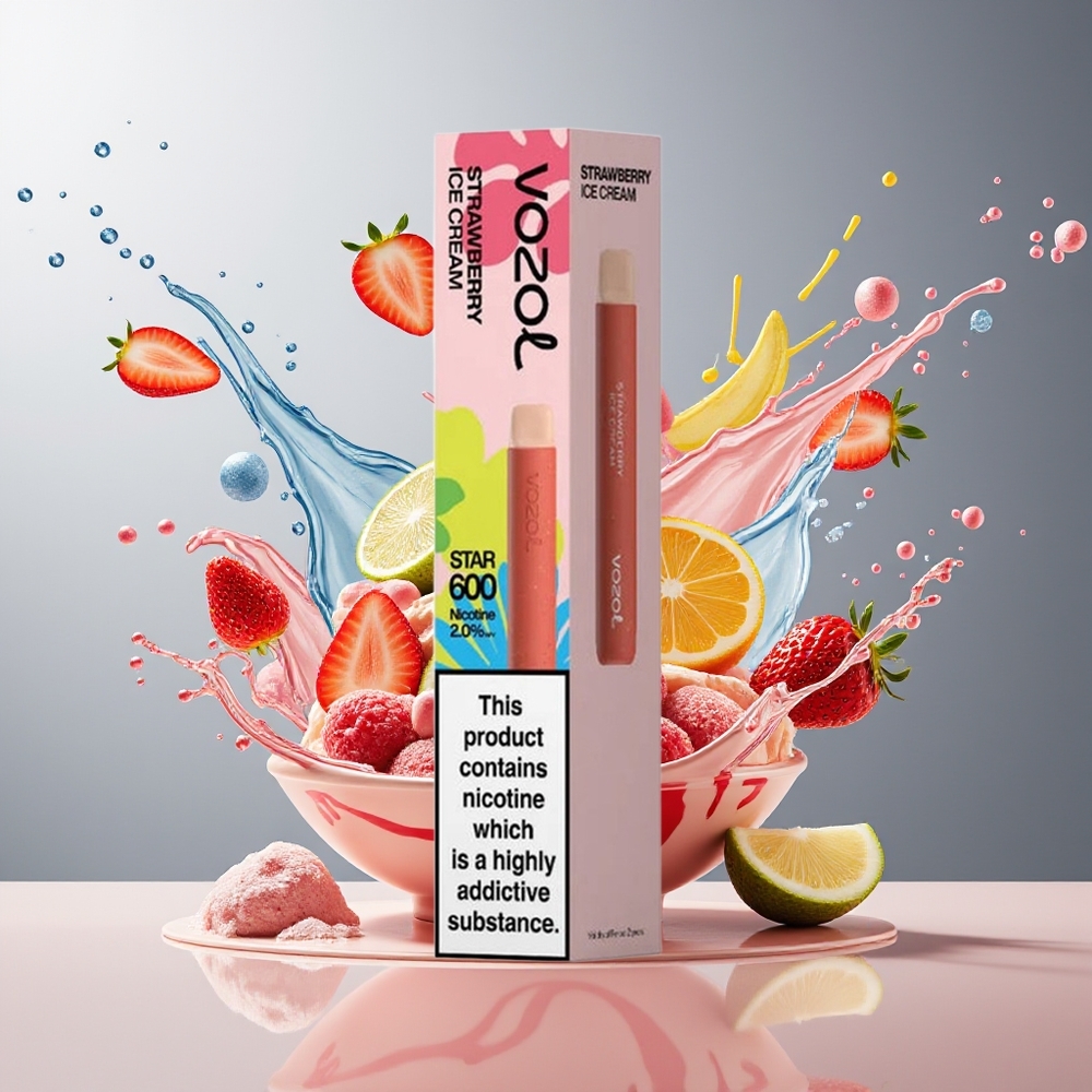 Finland tukku VOZOL STAR 600 Kertakäyttöinen Vape 600 Puffia ja 20mg/ml Nikotiinia