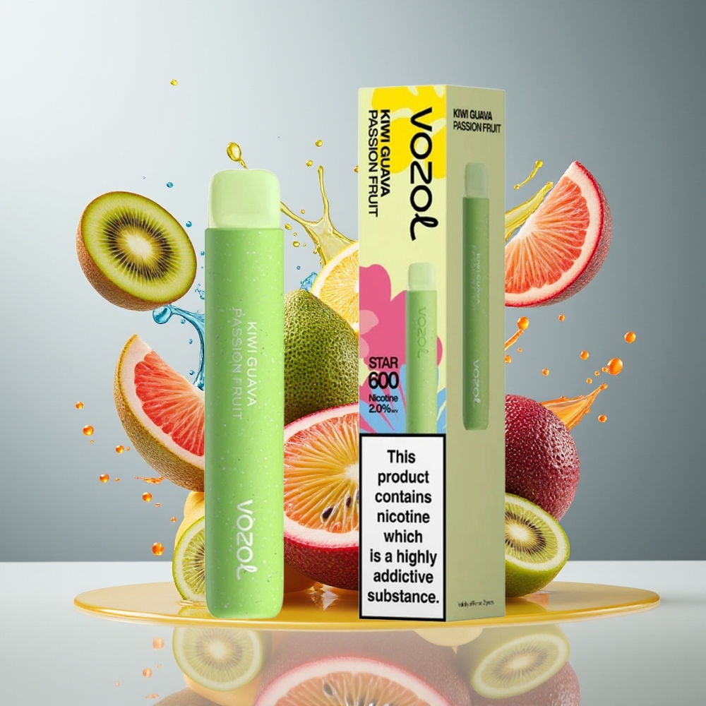Finland tukku VOZOL STAR 600 Kertakäyttöinen Vape - 600 Savuketta, 500mAh Akku, 20mg/ml Nikotiinia