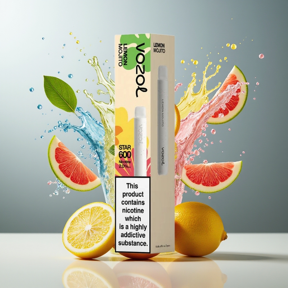 Finland tukku VOZOL STAR 600 Kertakäyttöinen Vape - 600 Tuhinaa & 20mg/ml Nikotiinia