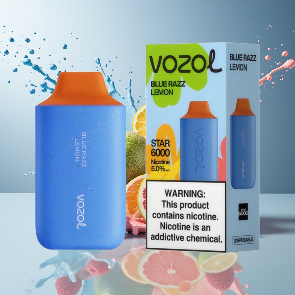 Finland tukku VOZOL STAR 6000 Kertakäyttöinen Vape - 6000 Savutusta, 14ML & 500mAh