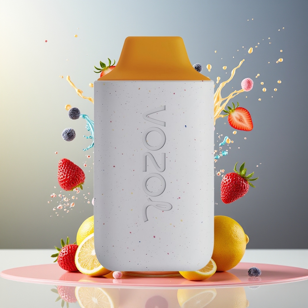 Finland tukku VOZOL STAR 6000 Kertakäyttöinen Vape - 65% PCR-materiaalia, 6000 savutusta Banaanismoothie