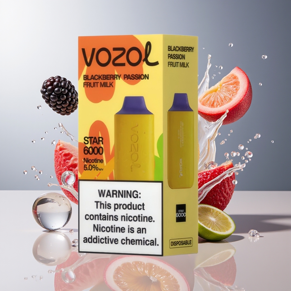 VOZOL STAR 6000 Finland tukku - 6000 Tupakointikertaa, 14ML & 500mAh, Type-C Lataus