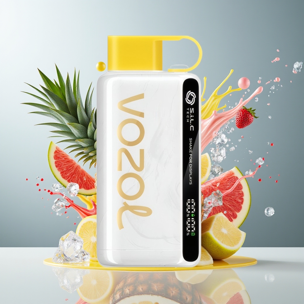 Finland tukku VOZOL STAR 9000/12000 Kertakäyttöinen Vape - 30% nopeampi lataus, Jälkikäyttöön kierrätetty muovi, 650mAh Akun kapasiteetti