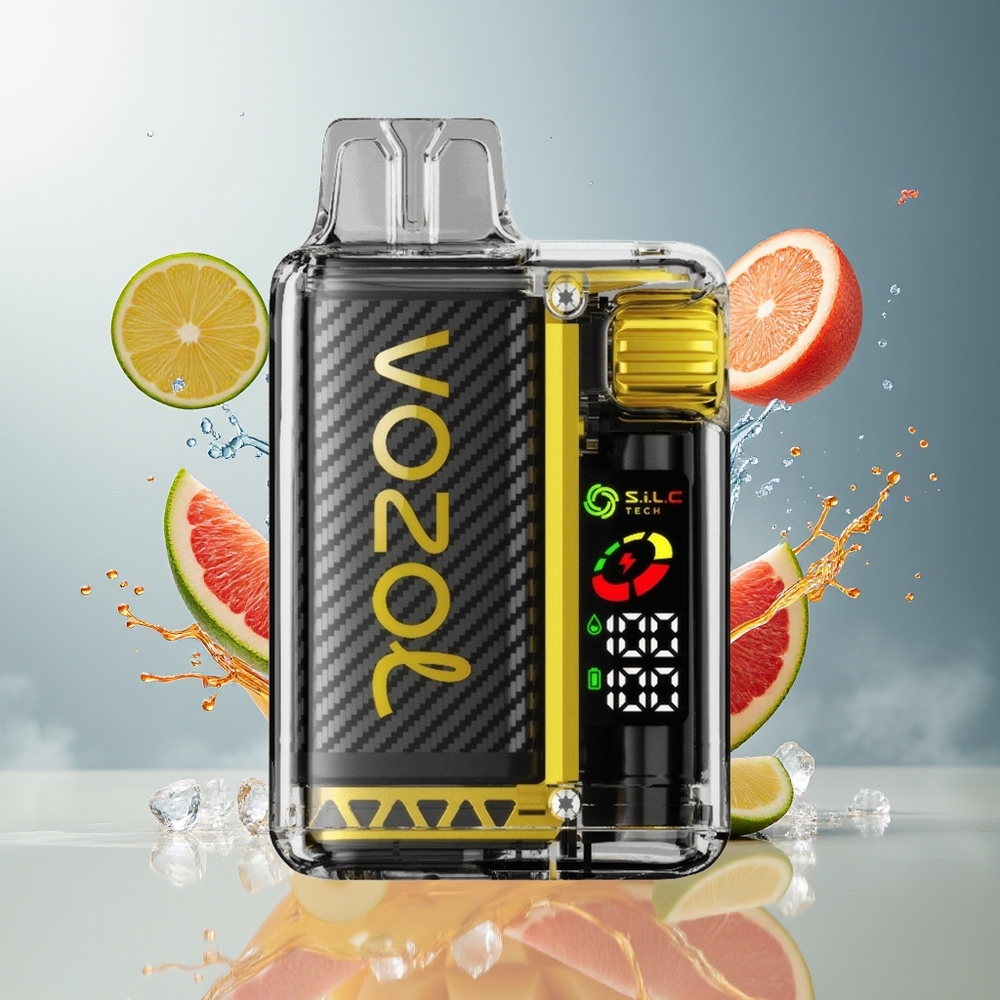 Finland tukku VOZOL Vista 20000 Puffs 650mAh Ladattava Akku 2% Nikotiinia OLED Näyttö Mangojäätelö