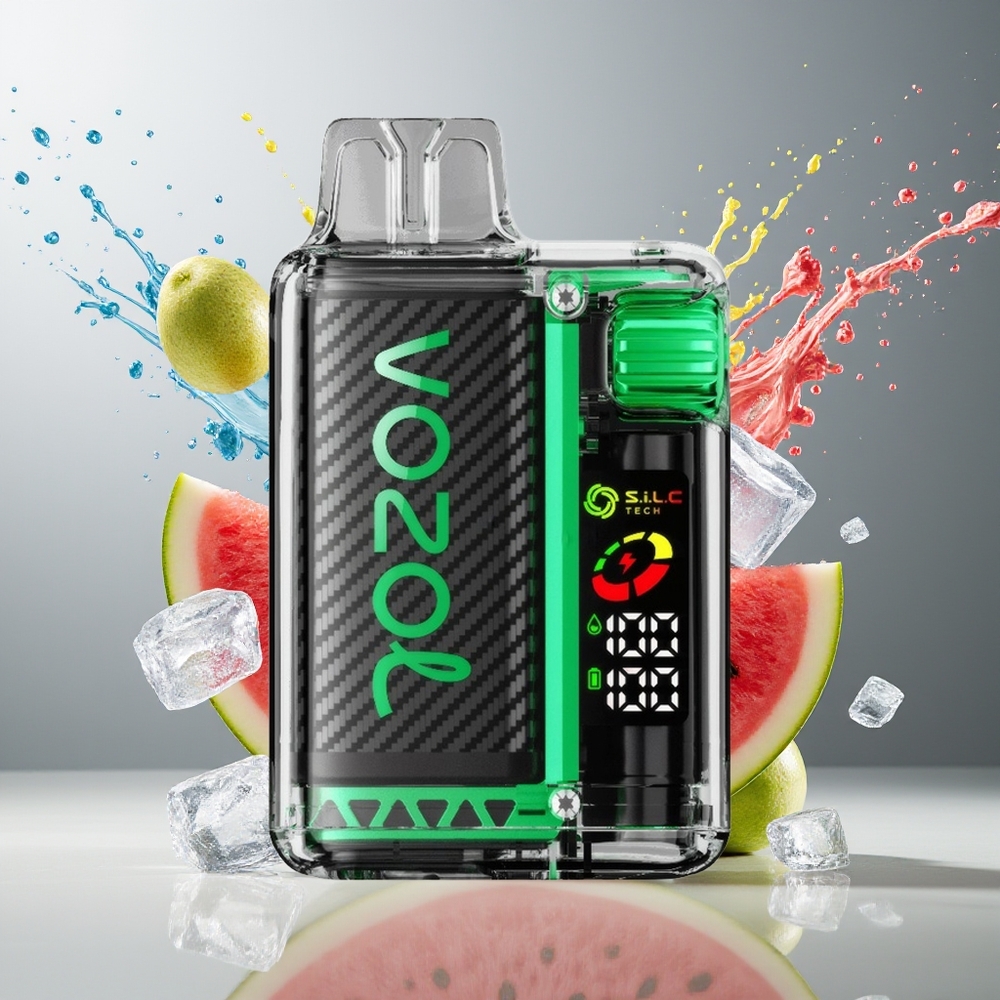 Finland tukku VOZOL Vista 20000 Puffs 650mAh Ladattava Akku 2% Nikotiinia OLED Näyttö Vesimelonijäätelö