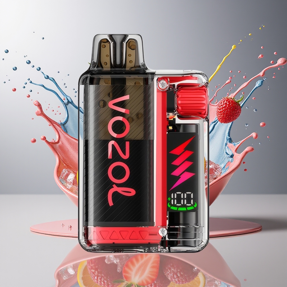 Finland tukku VOZOL VISTA PLUG 6000/10000 Kertakäyttöinen Vape - 26 Hergottista Makua, Näkyvä Sähkönestesäiliö