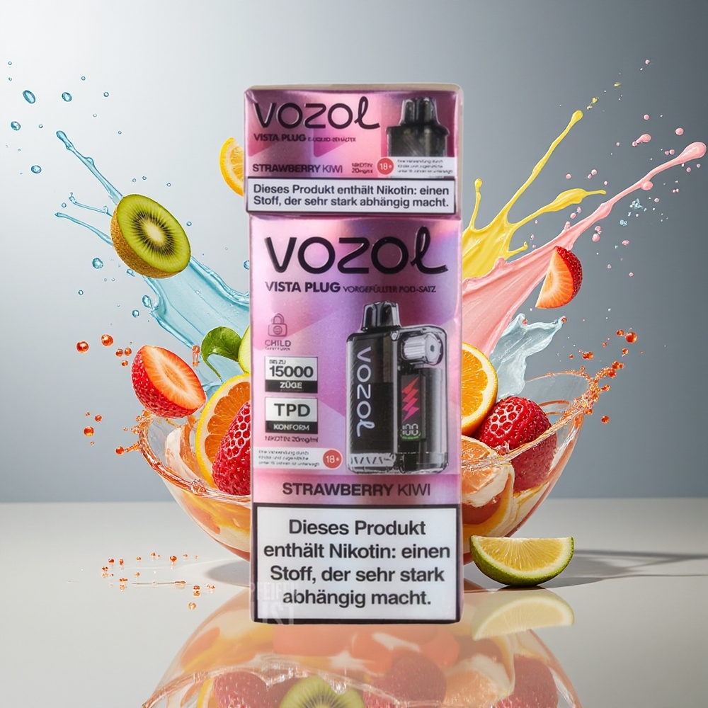 Finland tukku VOZOL VISTA PLUG 6000/10000 Kertakäyttöinen Vape - 26 Herkullista Makua - 650mAh Akku