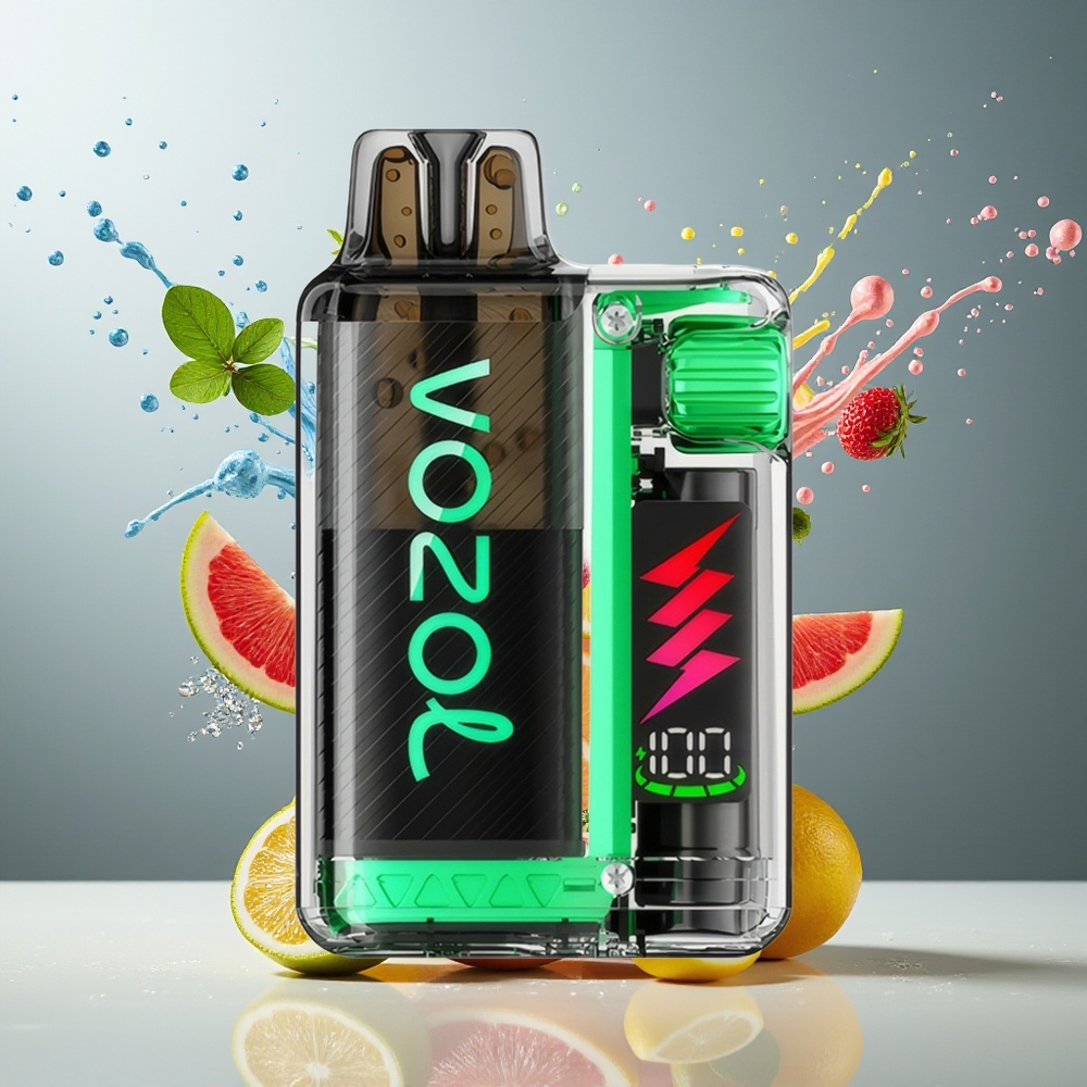 Finland tukku VOZOL VISTA PLUG 6000/10000 Kertakäyttöinen Vape - 26 Herkullista Makua, 650mAh Akku, 6000-10000 Puffia