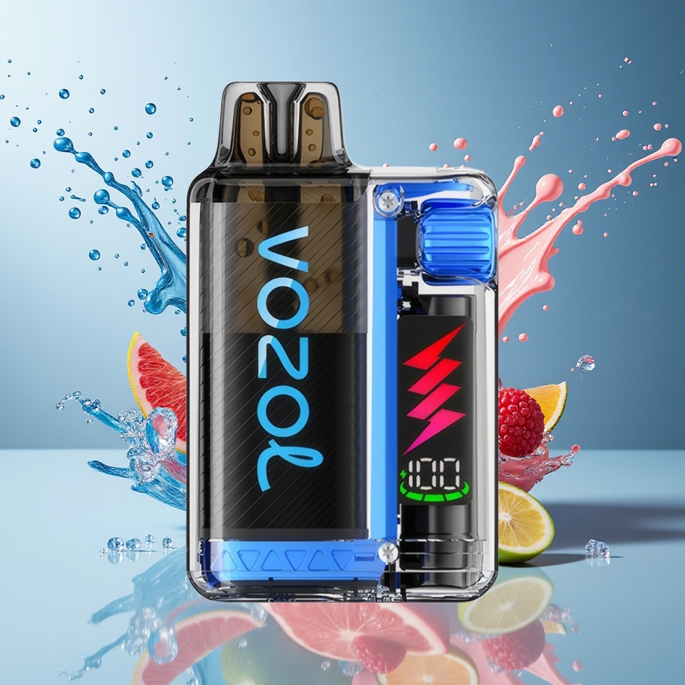Finland tukku VOZOL VISTA PLUG 6000/10000 Kertakäyttöinen Vape - 26 Herkullista Makua, 650mAh Akku Blue Razz -jäätelö
