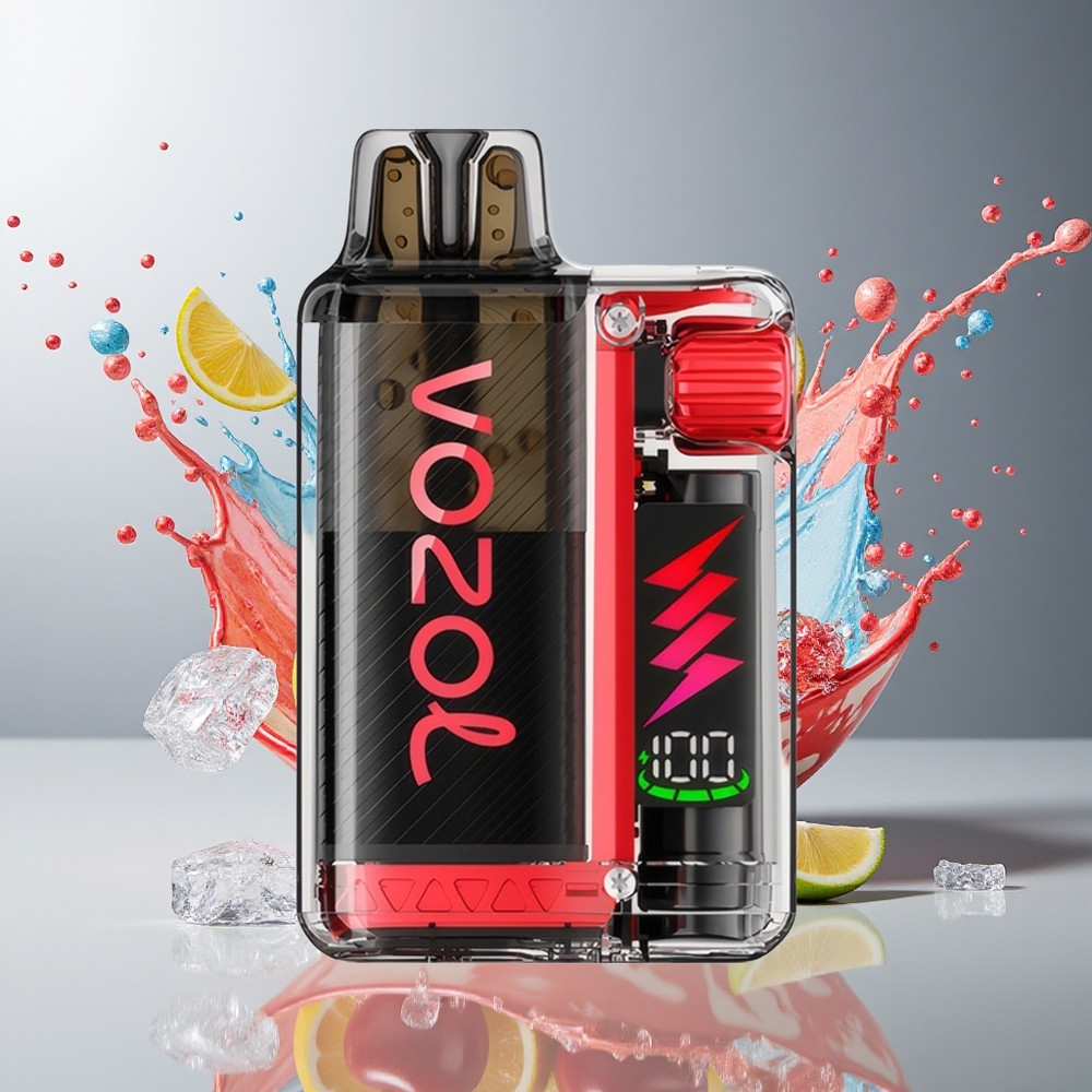 Finland tukku VOZOL VISTA PLUG 6000/10000 Kertakäyttöinen Vape - 26 Herkullista Makua, 650mAh Akku Kirsikka-jäätelö