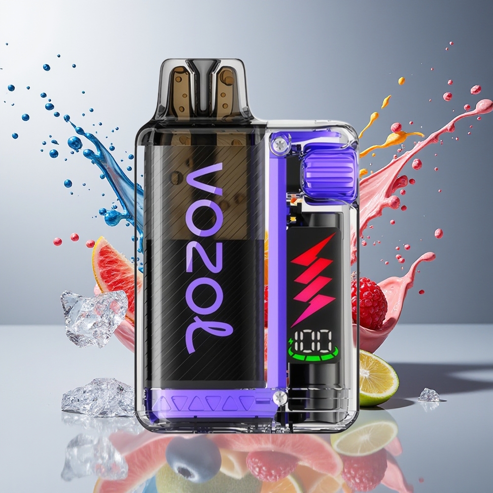 Finland tukku VOZOL VISTA PLUG 6000/10000 Kertakäyttöinen Vape - 26 Herkullista Makua, 650mAh Akku Mustikka-hapan vadelma