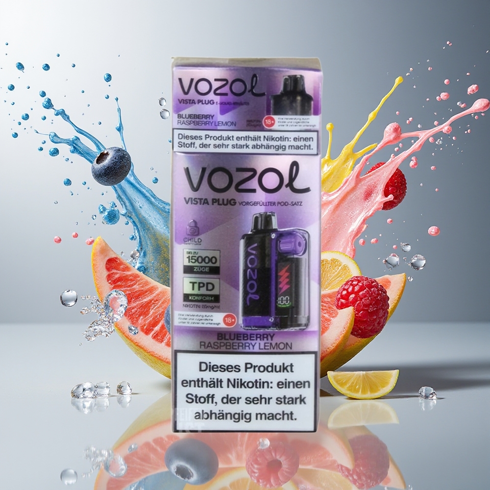 Finland tukku VOZOL VISTA PLUG 6000/10000 Kertakäyttöinen Vape - 26 Herkullista Makua, 650mAh Akkukapasiteetti