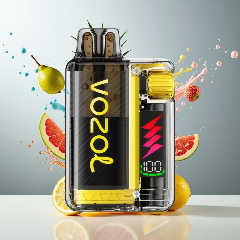 Finland tukku VOZOL VISTA PLUG 6000/10000 Kertakäyttöinen Vape - 26 Herkullista Makua, Näkyvä E-Nestesäiliö
